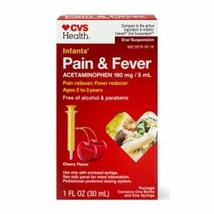 CVS Health Infants&#39; Acetaminophen Pain Reliever &amp; Fever Reducer Oral Sus... - €6,78 EUR