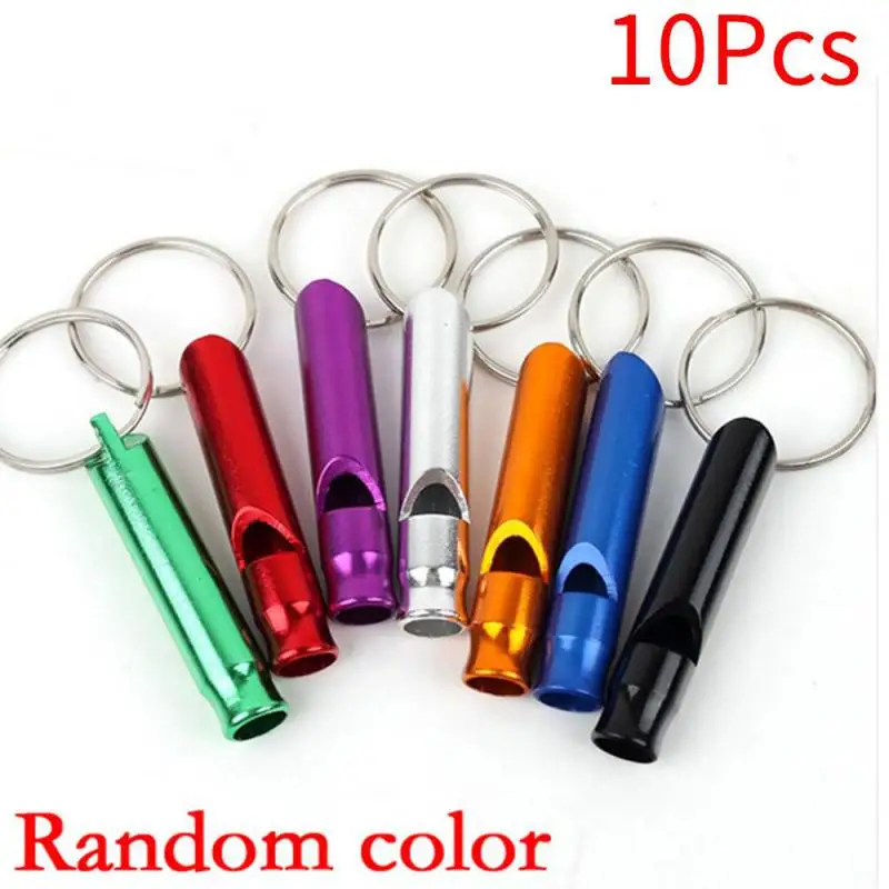 Stle tool outdoor metal multifunction whistle pendant keychain keyring outdoor survival thumb200