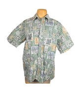 Go Barefoot Mens XL Hawaiian Shirt Button Up Palm Trees Nature Vacation ... - $33.12 CAD