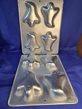 Set Of 2 - 4 Little Ghosts Minicake Cake Pans from Wilton 2105-9471 - $23.36
