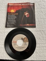John Cougar Mellencamp &quot;Rain On The Scarecrow&quot; Vinyl Tested 45 Mint Polygram - £13.21 GBP