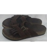 Wellrox Brown Newport Suede Sandals Toe Separator Wellness Shoes 8.5 SS - £41.86 GBP