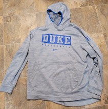 Duke Blue Devils Basketball Hoodie Mens XXL Nike Dri-Fit Cowl Neck Sweat... - £11.62 GBP