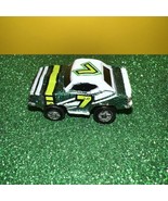 Vintage Micro Machines Galoob Chevrolet Camaro Green &amp; White Sparkler #7  - $14.96