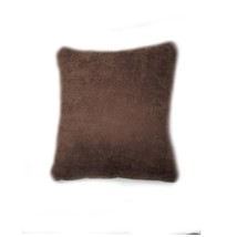 Brawn Velvet, Decorative  Pillow, Dark Brawn Pillow, Brawn Collection, 18x18&#39;&#39; - £35.17 GBP