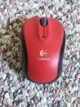 Logitech V220 M-RBS136 810-001442 Wireless Laptop Mouse Red - No USB Rec... - $4.95