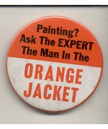 MAUTZ paint Orange Jacket  3 &quot; pinback - $18.23 CAD