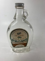 Vintage Butternut Mountain Farm Maple Syrup Glass Bottle 12 FL. OZ - $9.89