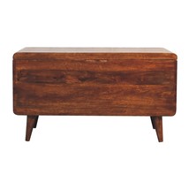 Curved Chestnut Blanket Box - $549.00