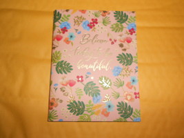 Inspirational Pocket Notebook (new) BELIEVE TODAY TO BE BEAUTIFUL - £7.70 GBP
