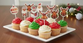 Christmas Theme Cake Toppers - $3.44 CAD