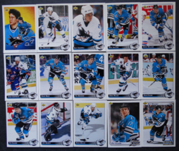 1992-93 Upper Deck UD San Jose Sharks Team Set of 15 Hockey Cards - £3.92 GBP
