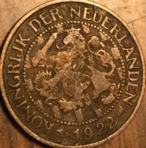 1922 Netherlands 1 Cent - £1.77 GBP