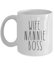 Funny Nannie Vintage Coffee Mug Cute Wife Nannie Boss Cup Mother Christm... - $276.67 MXN+