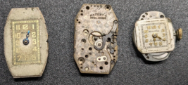 Vintage Ladies Mechanical Watch Movement Lot Parts/Repair Bulova 6F 6BA Gruen - £25.62 GBP