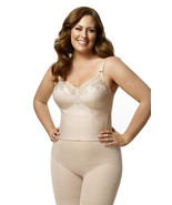 Women&#39;s Longline Softcup Bra ~ Elila 5001 Nude ~ Cup Sizes C to G - $78.00