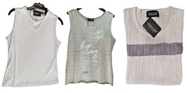 Tank Top Womens Light Grey Pearl Summer Shoulder Sleeveless Casual Fashion - £30.89 GBP+