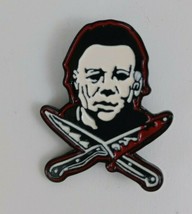 Halloween Michael Myers horror movie lapel hat Enamel Pin - $9.40 CAD