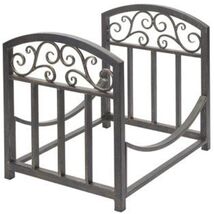 Panacea Scroll Log Bin 15 &quot; X 18 &quot; X 13 &quot; Brushed Bronze - $55.44