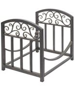 Panacea Scroll Log Bin 15 &quot; X 18 &quot; X 13 &quot; Brushed Bronze - $1,022.70 MXN