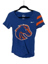 Nike Women&#39;s Boise State Broncos Boat Neck Short Sleeve T-Shirt, Blue, XS - £12.65 GBP