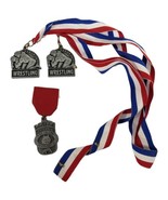 Vintage Wrestling Medals Collegiate and Freestyle 2nd Place Centennial 1... - $29.70