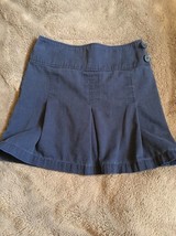 George Girls School Uniform Skirt /Skorts  Navy Blue Girls  Size 12 - £8.27 GBP