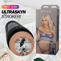Main Squeeze Skye Blue Ultraskyn Stroker Vagina Men Sex Toy - £61.19 GBP