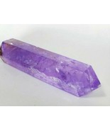 AMETHYST CRYSTAL SINGLE POINTED QUARTZ PENCIL HEALING WAND PURPLE OBELIS... - $164.76 MXN