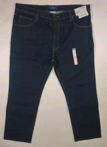 Arizona Men&#39;s Dark Blue Flex Bootcut Straight Fit Jeans - Size 42x30 New... - $23.95
