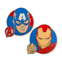 Civil War Marvel Disney Pins: Avengers Captain America and Iron Man - £20.06 GBP