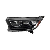 Headlight For 2017-2022 Honda CRV Driver Side Black Chrome Housing Halog... - $376.89