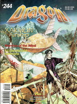 Dragon Magazine Feb 1998 #244 Xakhun Airship Build Plans~ Ecology of the Sphinx  - £7.13 GBP