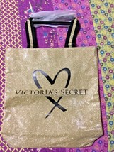 Victoria’s Secret gold glittery tote bag - £15.54 GBP