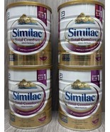 LOT OF 4 Similac Stage 1 Total Comfort Baby Formula Powder 28.9oz EXP: 9... - $108.66 CAD