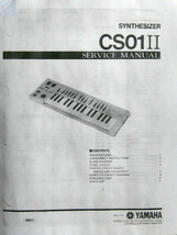 Yamaha CS01 II Service Manual, Schematics, Parts Lists, Hard Copy Booklet. - $18.80