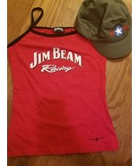 Jim Beam Racing tank with Jim Beam logo cap - $10.69