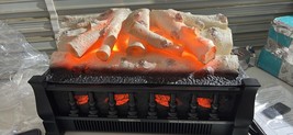 Electric Fireplace Log Set Heater 21in Remote Control Flame Brightness Adjustabl - £47.95 GBP