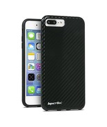 Impact Gel Cell Phone Case for Apple iPhone 6 Plus/6S Plus/7 Plus - Black - £14.02 GBP