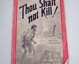 Thou Shalt Not Kill Fifth Commandment booklet Paulist Press Gerald C. Tr... - $28.00
