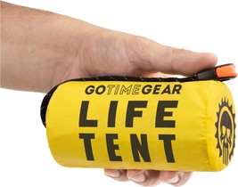 Go Time Gear Survival Life Tent • 2 Person Mylar Emergency Shelter Tube Tent + - $38.96