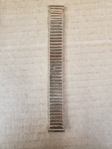 Speidel Stainless  gold fill Stretch link 1970s Vintage Watch Band Nos W43 - £43.87 GBP