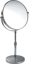 Homemiro 8&quot; Large Two-Sided Free Standing Bathroom Vanity Mirror 360° Swivel - £35.10 GBP