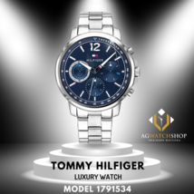 Tommy Hilfiger Men’s Quartz Stainless Steel Blue Dial 46mm Watch 1791534 - £95.82 GBP