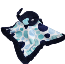 Carter's Blue Whale Polka Dots Security Blanket Stuffed Animal Plush Soft - $46.55
