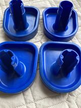 Discovery Toys Marbleworks  Run 4 Blue Feet Replacement Part Pieces - $19.40 CAD