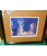 Great Collectible DISNEY Picture- Plastic Frame LADY AND THE TRAMP  15&quot;x... - £12.36 GBP