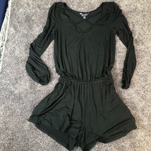 American Eagle Jumper XS Black &#39;Soft and Sexy&#39; Romper Shorts with Pockets - $12.50