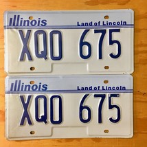 1983 United States Illinois Land of Lincoln Passenger License Plate XQ0 675 - £24.04 GBP