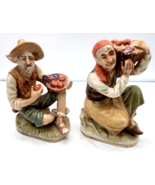 Vintage Porcelain  Inarco Old Man &amp; Old Woman Figurines  Japan - €24,31 EUR